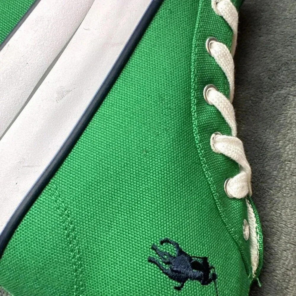 Polo Ralph Lauren Kelly Brisbane Hi 91718 Kids Sneaker Green Size 2